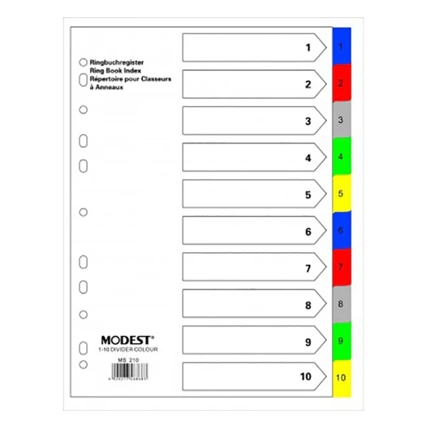 A4 Divider (1-10)