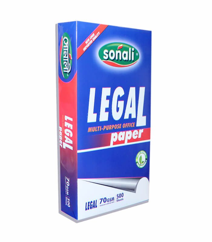 Sonali Legal Sized Paper, 70 GSM, 500 Sheets